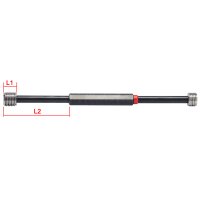 Calibro a tampone esteso Passa / Non Passa / Non Passa con estensione del gambo M16 (x2.00)
